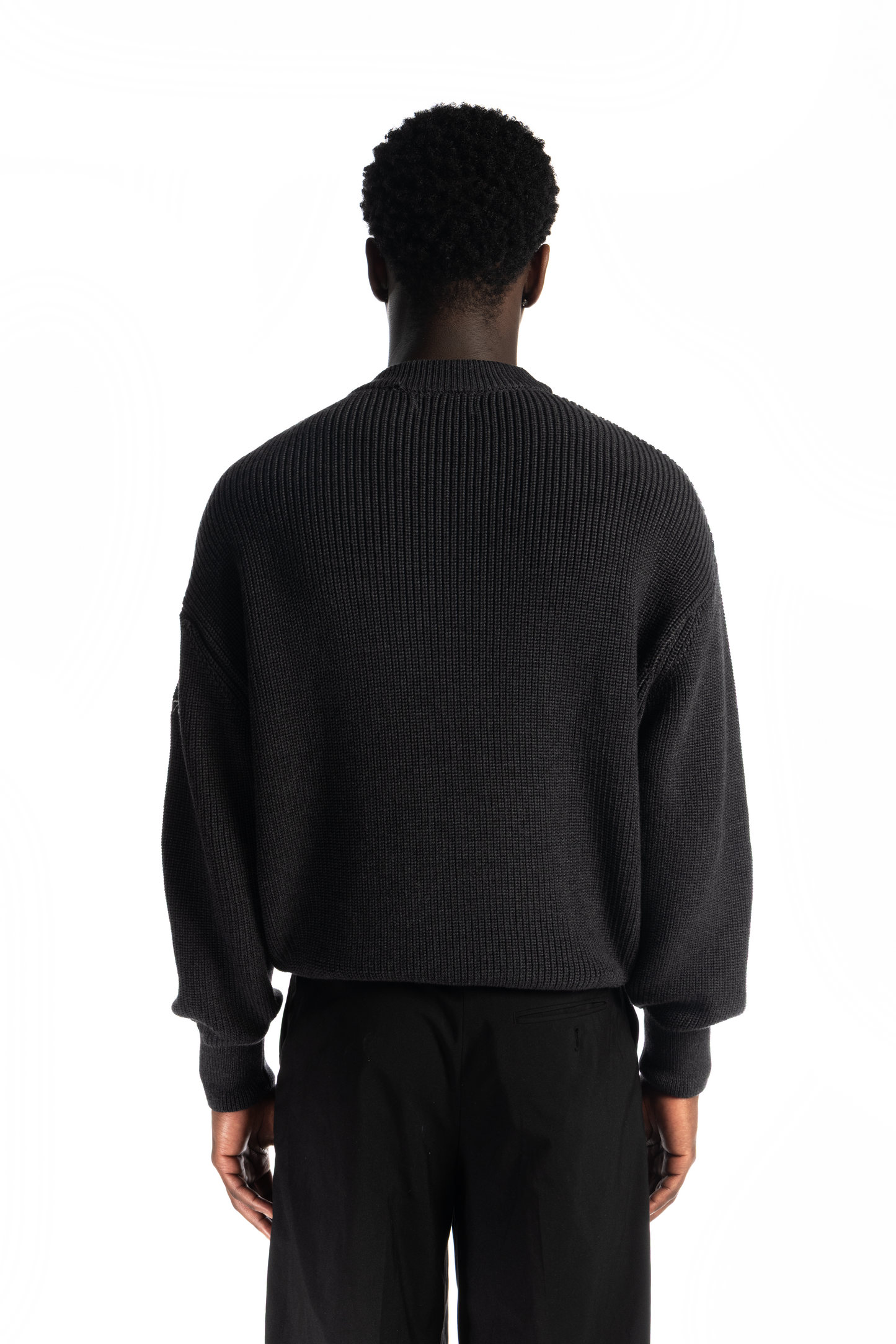 Charcoal Oyster Knit