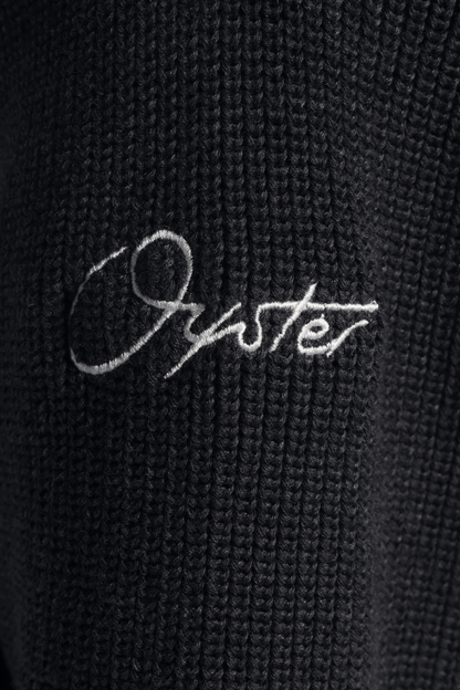Charcoal Oyster Knit