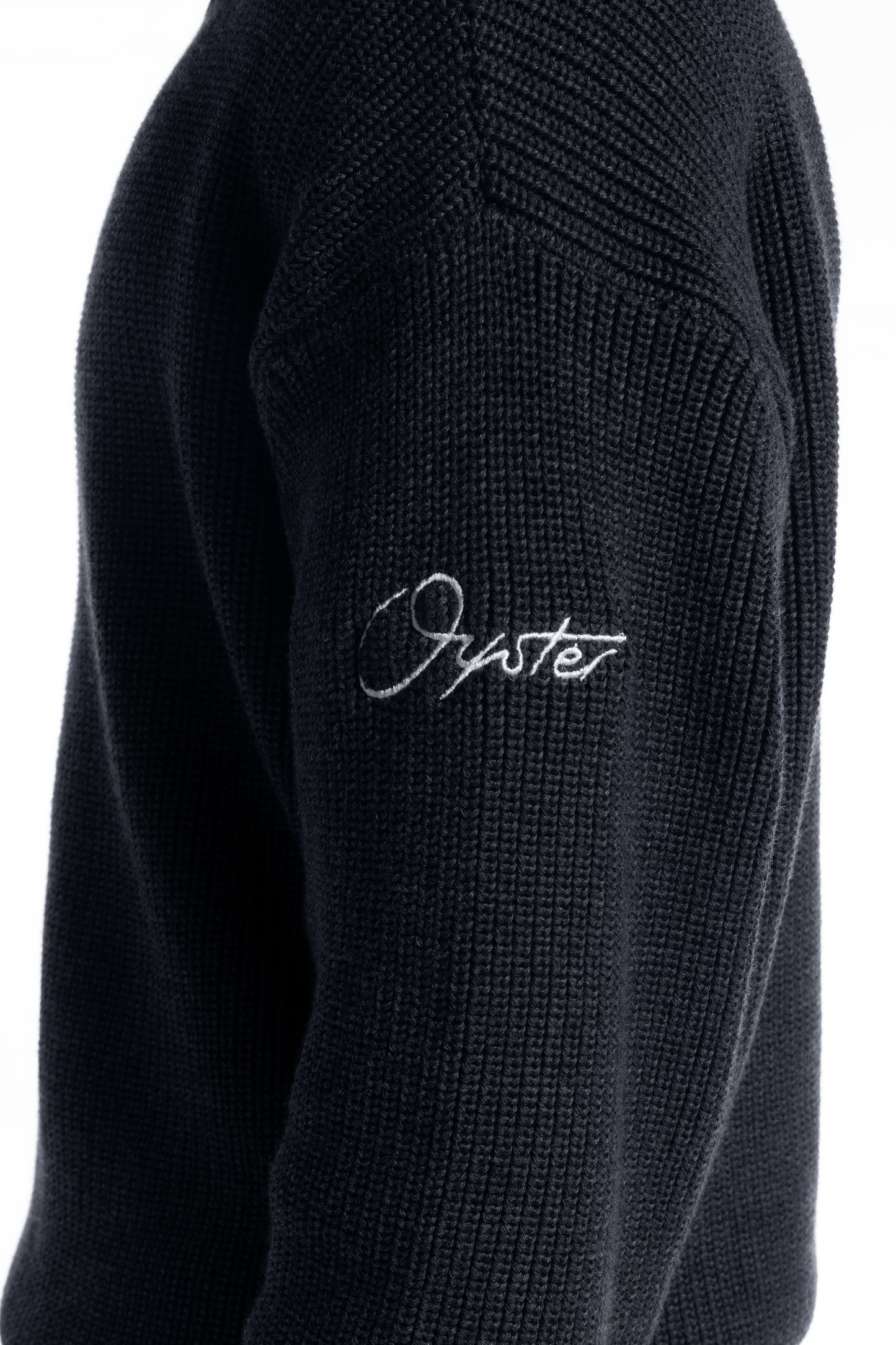 Charcoal Oyster Knit