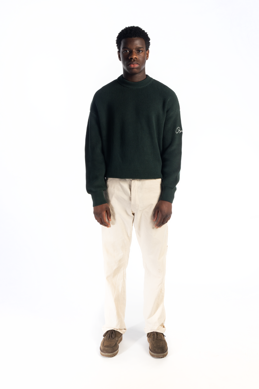 Green Oyster Knit
